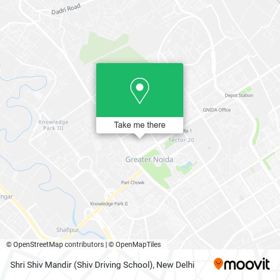 Shri Shiv Mandir (Shiv Driving School) map