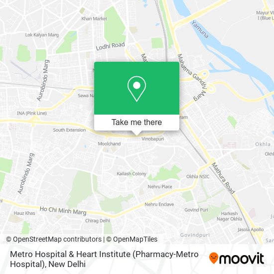 Metro Hospital & Heart Institute (Pharmacy-Metro Hospital) map