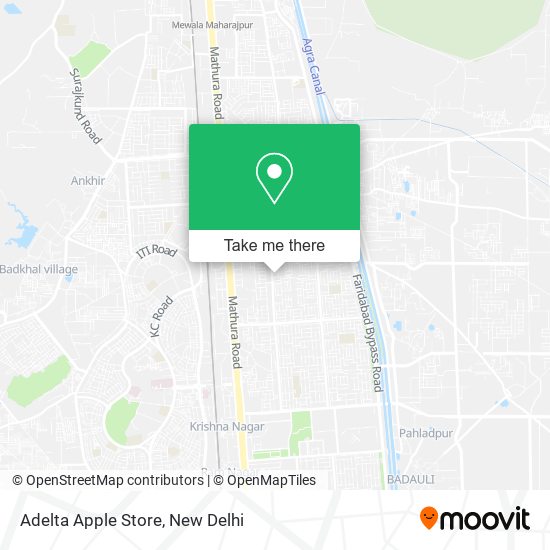 Adelta Apple Store map