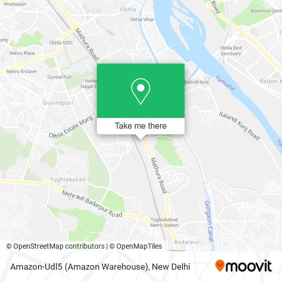 Amazon-Udl5 (Amazon Warehouse) map