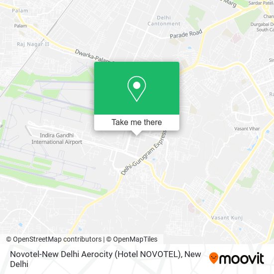 Novotel-New Delhi Aerocity (Hotel NOVOTEL) map