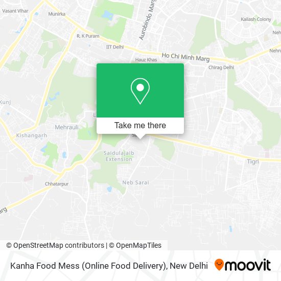 Kanha Food Mess (Online Food Delivery) map