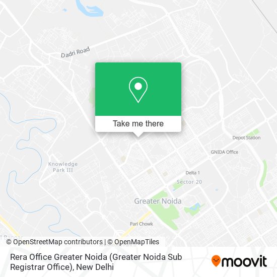 Rera Office Greater Noida (Greater Noida Sub Registrar Office) map