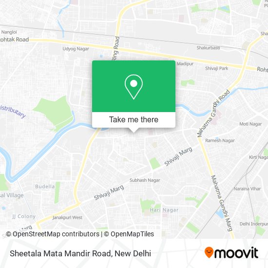 Sheetala Mata Mandir Road map