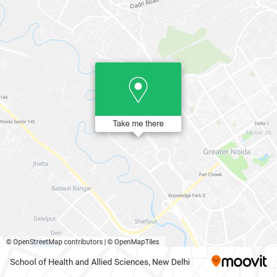 School of Health and Allied Sciences map