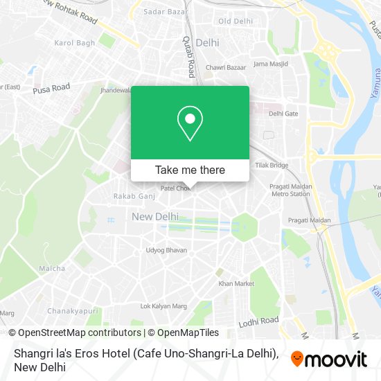 Shangri la's Eros Hotel (Cafe Uno-Shangri-La Delhi) map