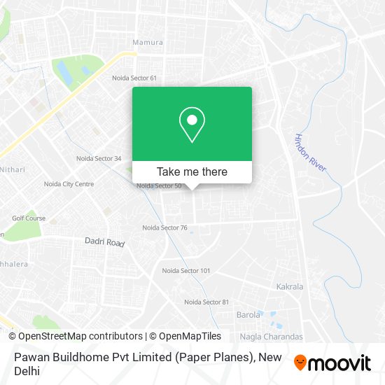 Pawan Buildhome Pvt Limited (Paper Planes) map