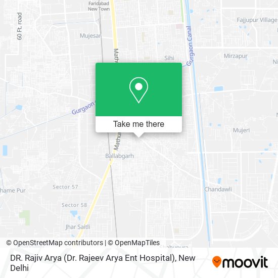 DR. Rajiv Arya (Dr. Rajeev Arya Ent Hospital) map