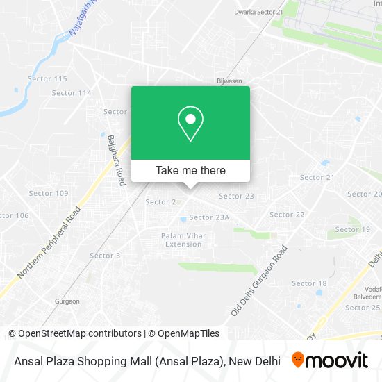 Ansal Plaza Shopping Mall map