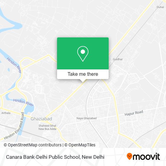 Canara Bank-Delhi Public School map