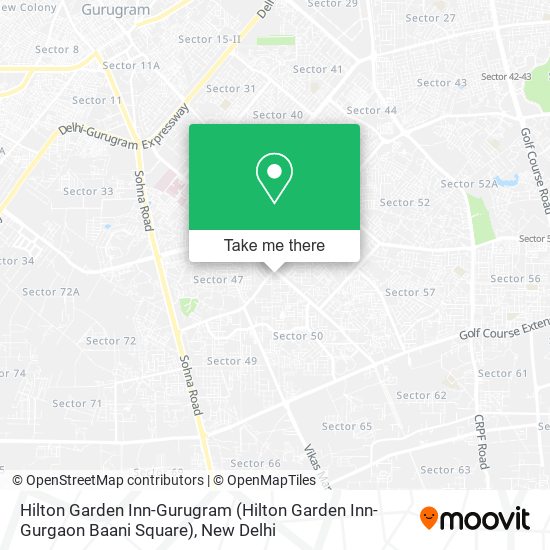 Hilton Garden Inn-Gurugram (Hilton Garden Inn-Gurgaon Baani Square) map