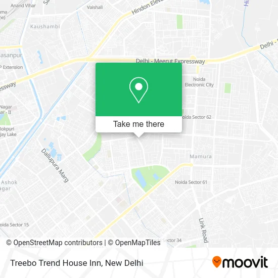 Treebo Trend House Inn map