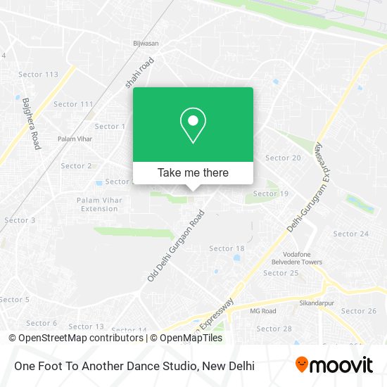 One Foot To Another Dance Studio map