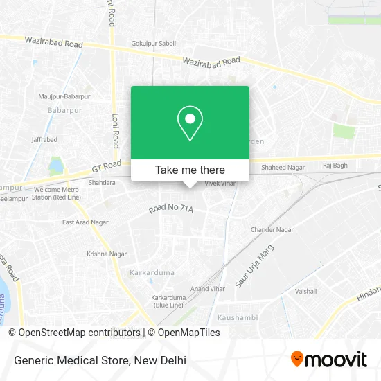 Generic Medical Store map