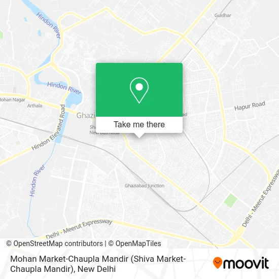 Mohan Market-Chaupla Mandir map
