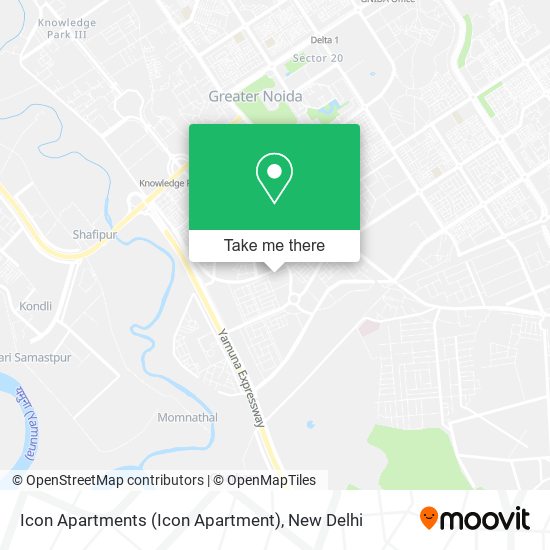 Icon Apartments map