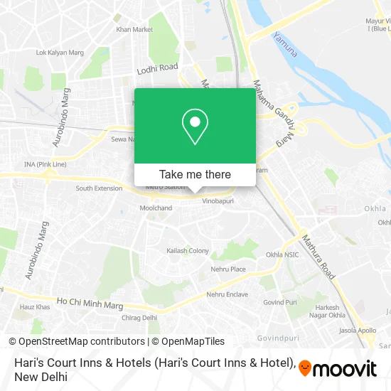 Hari's Court Inns & Hotels map