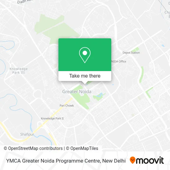 YMCA Greater Noida Programme Centre map