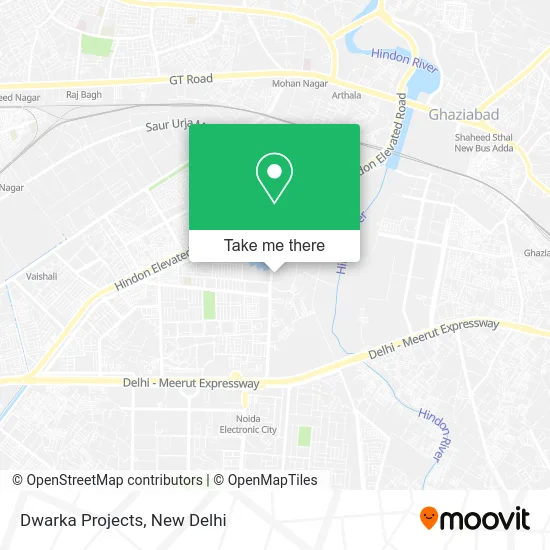 Dwarka Projects map