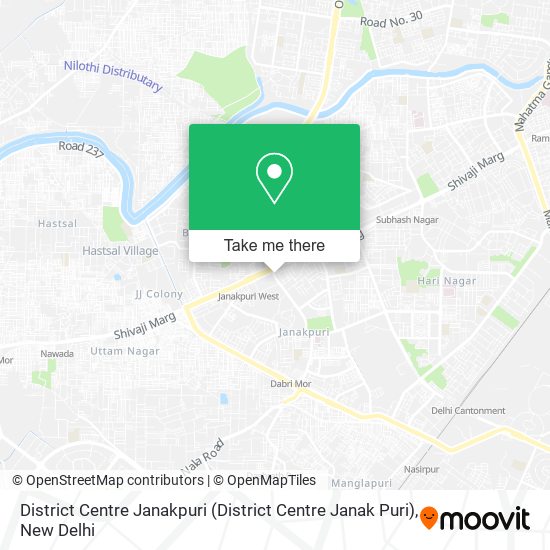 District Centre Janakpuri (District Centre Janak Puri) map