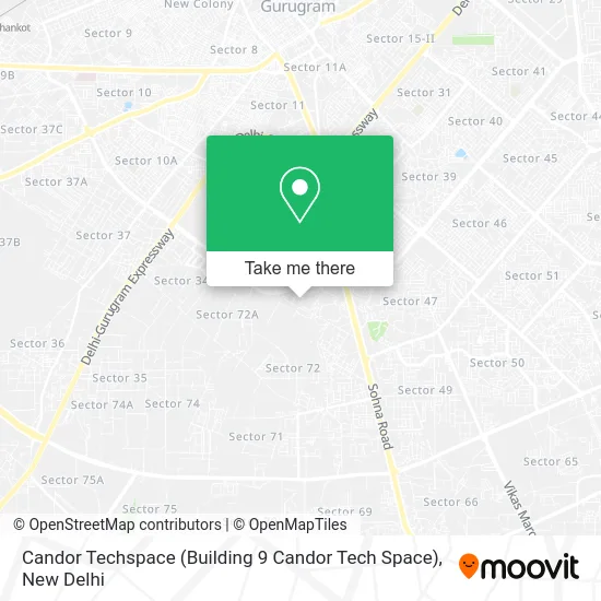 Candor Techspace (Building 9 Candor Tech Space) map