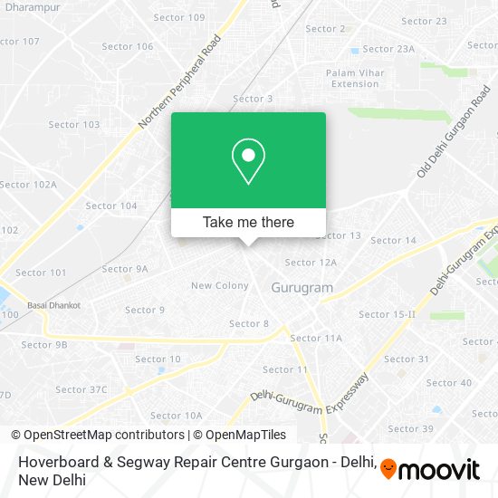 Hoverboard & Segway Repair Centre Gurgaon - Delhi map