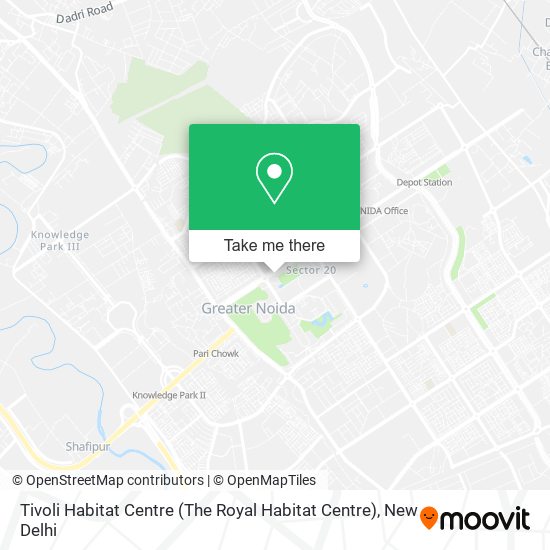 Tivoli Habitat Centre (The Royal Habitat Centre) map