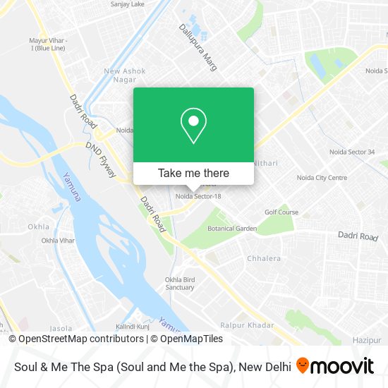 Soul & Me The Spa (Soul and Me the Spa) map