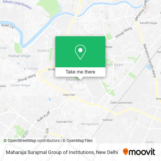 Maharaja Surajmal Group of Institutions map