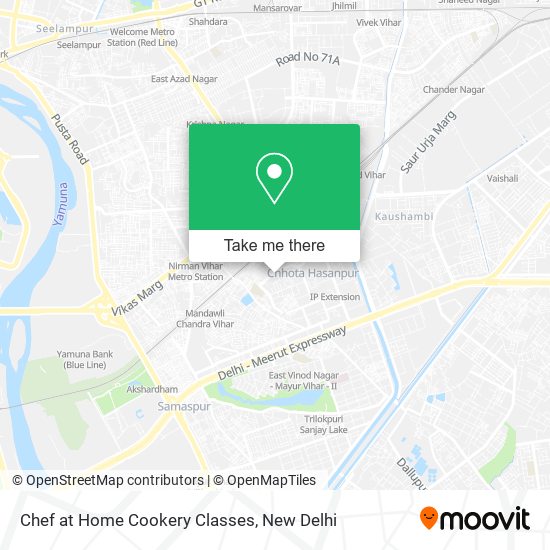 Chef at Home Cookery Classes map
