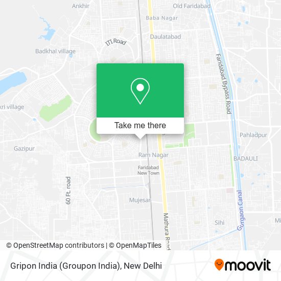 Gripon India (Groupon India) map
