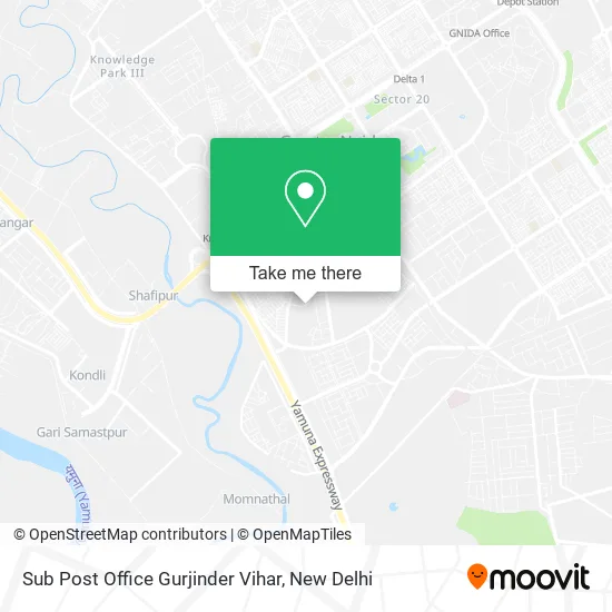 Sub Post Office Gurjinder Vihar map