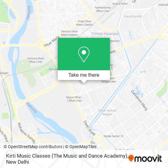 Kirti Music Classes (The Music and Dance Academy) map