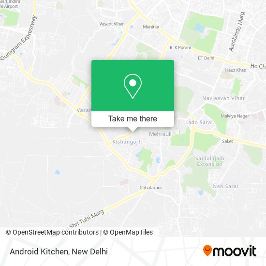 Android Kitchen map