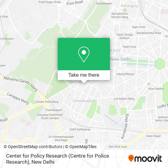 Center for Policy Research (Centre for Police Research) map