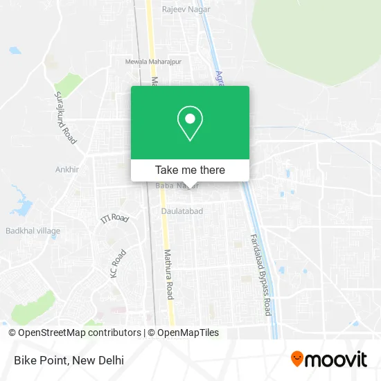 Bike Point map