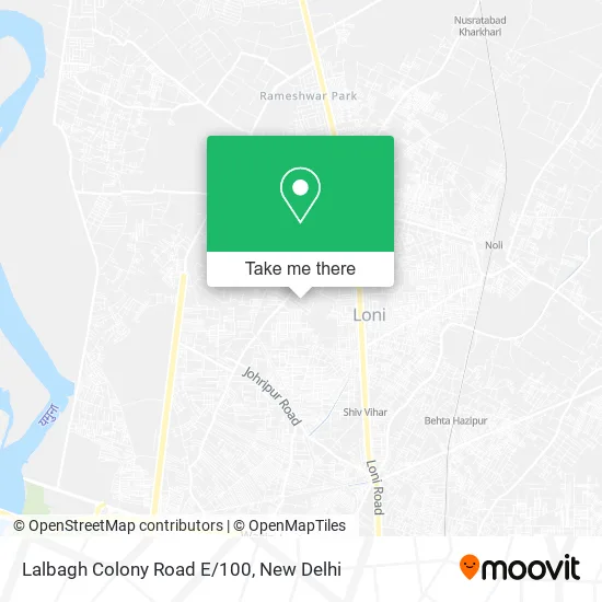 Lalbagh Colony Road E/100 map