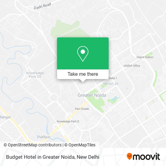 Budget Hotel in Greater Noida map