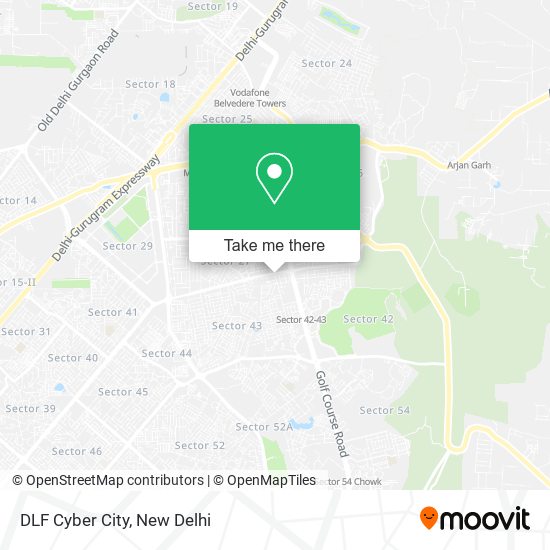 DLF Cyber City map