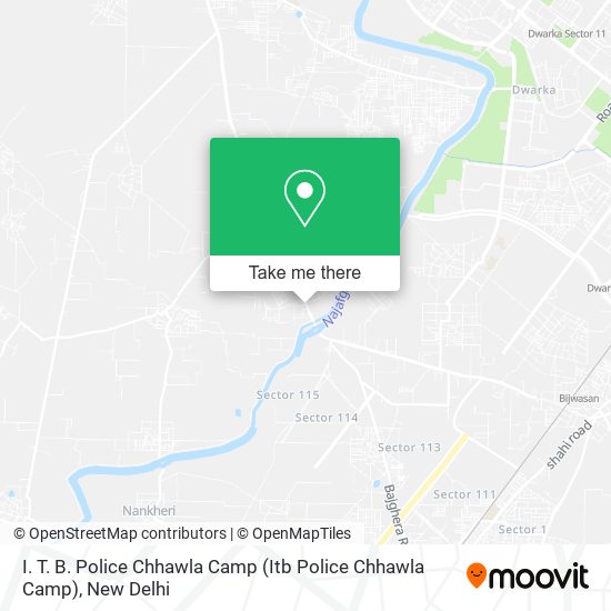 I. T. B. Police Chhawla Camp (Itb Police Chhawla Camp) map
