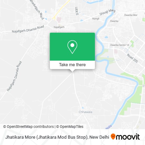 Jhatikara More (Jhatikara Mod Bus Stop) map