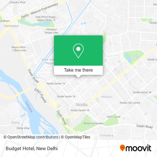 Budget Hotel map