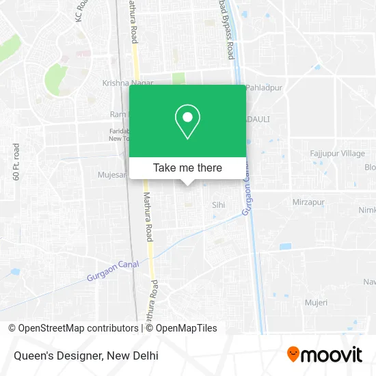 Queen's Designer map