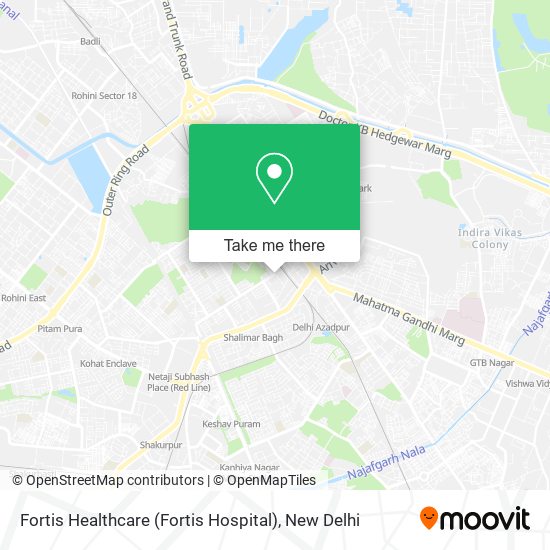 Fortis Healthcare (Fortis Hospital) map
