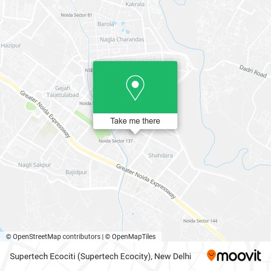 Supertech Ecociti (Supertech Ecocity) map