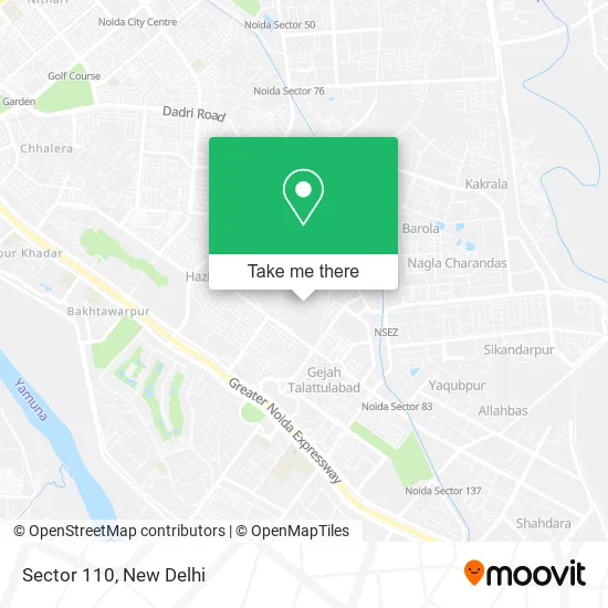 Sector 110 map