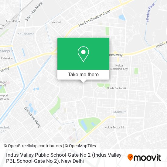 Indus Valley Public School-Gate No 2 map