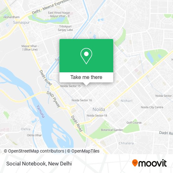 Social Notebook map