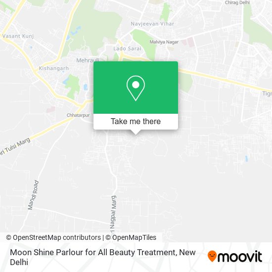 Moon Shine Parlour for All Beauty Treatment map