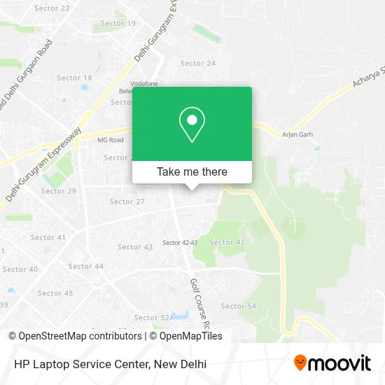 HP Laptop Service Center map